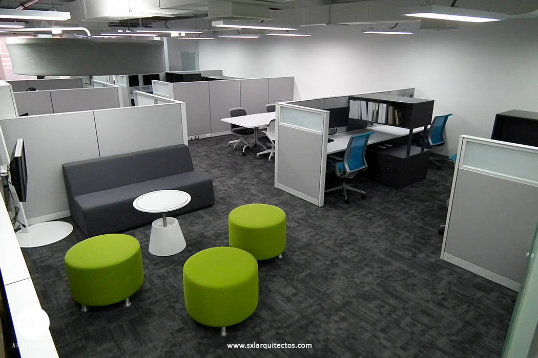 Oficinas Pacific Rubiales Energy, SXL ARQUITECTOS SXL ARQUITECTOS Bureau moderne