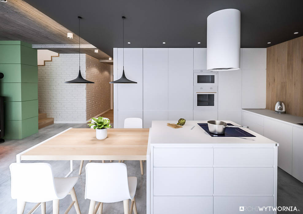 Śliwińskiego, ARCHIWYTWORNIA ARCHIWYTWORNIA Unit dapur Beton