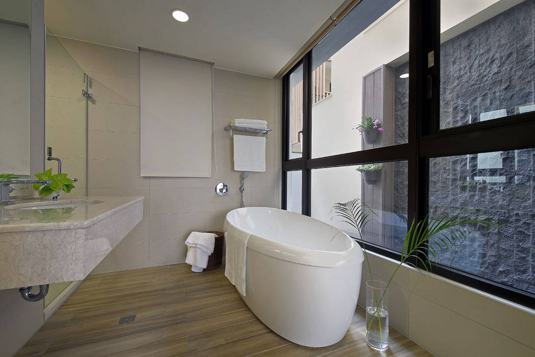 隨意隨心，恰如其分的空間, 楊允幀空間設計 楊允幀空間設計 Modern Bathroom