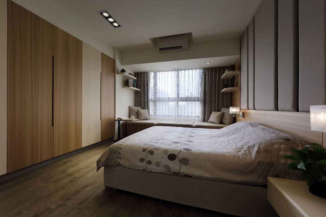 輕拂禪風意境, 楊允幀空間設計 楊允幀空間設計 Bedroom