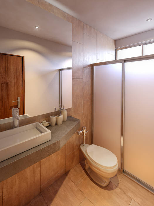 APARTAMENTO DE 31 M2, CARCO Arquitectura y Construccion CARCO Arquitectura y Construccion Modern bathroom
