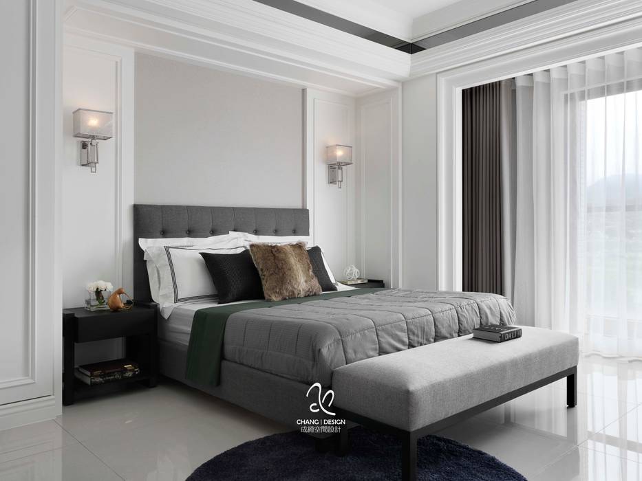輕新新古典, 成綺空間設計 成綺空間設計 Classic style bedroom