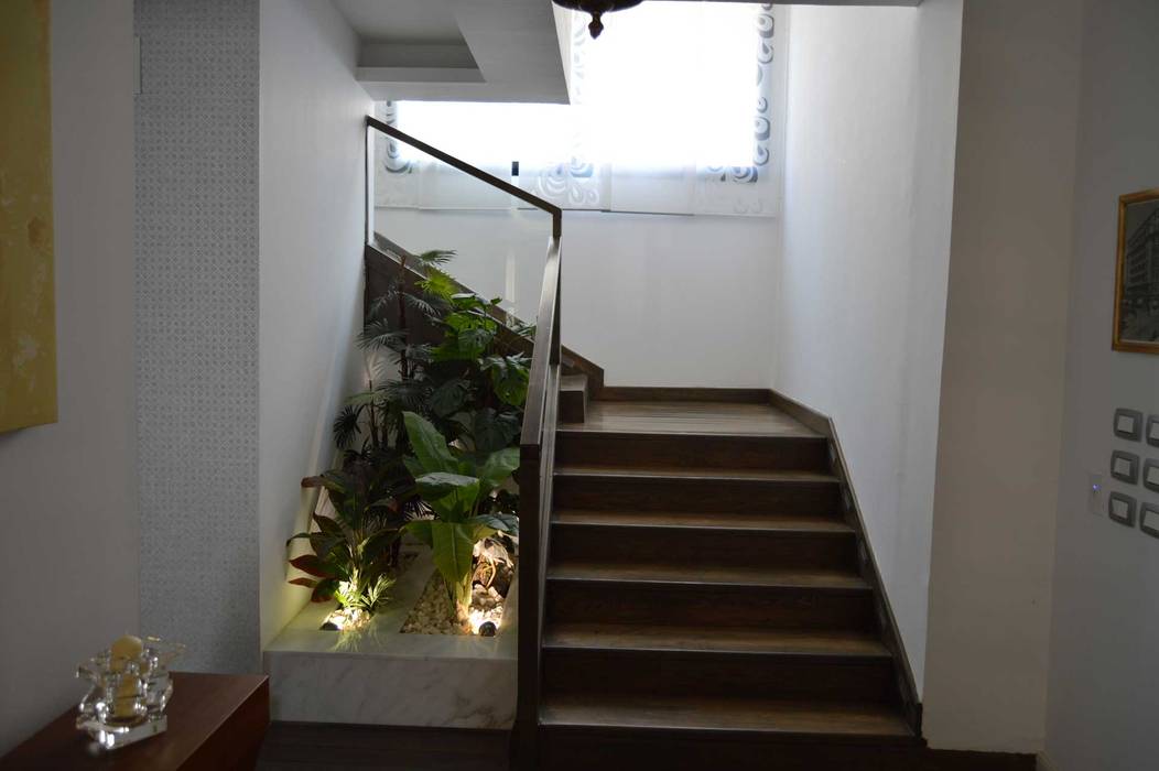 Duplex SE, El agizy Architecture and Design El agizy Architecture and Design Eclectic style corridor, hallway & stairs