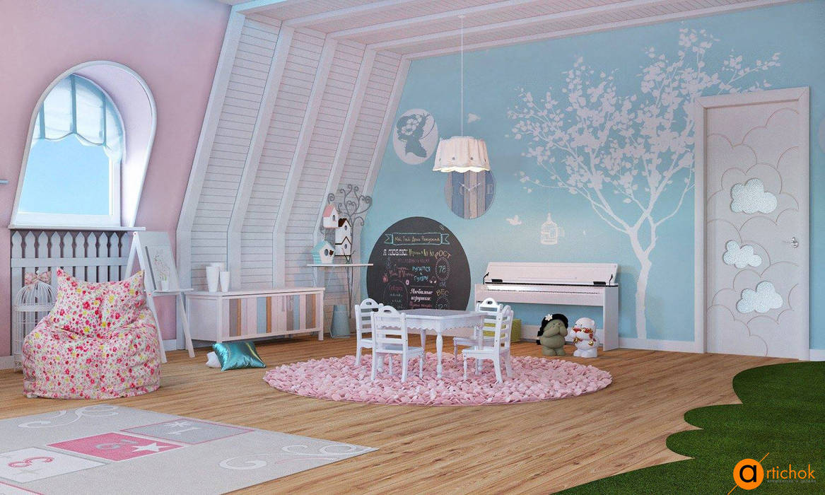 Marshmallow fairy-tale, Artichok Design Artichok Design Girls Bedroom