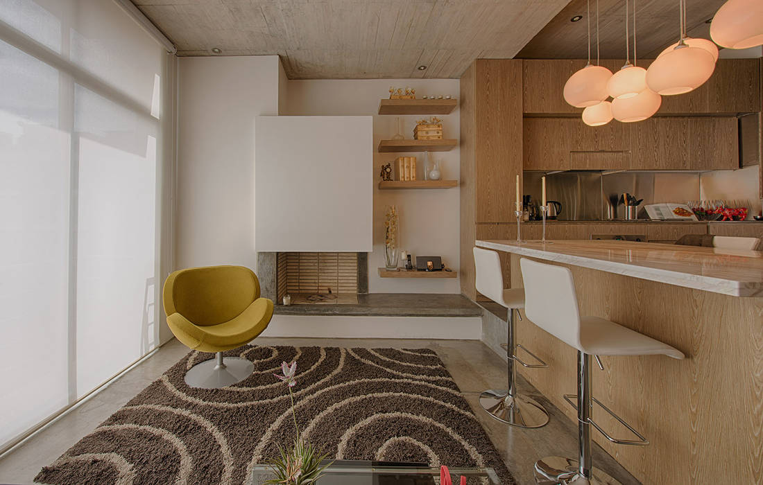 APTO-Rubiano, Martínez Arquitectura Martínez Arquitectura Minimalist dining room