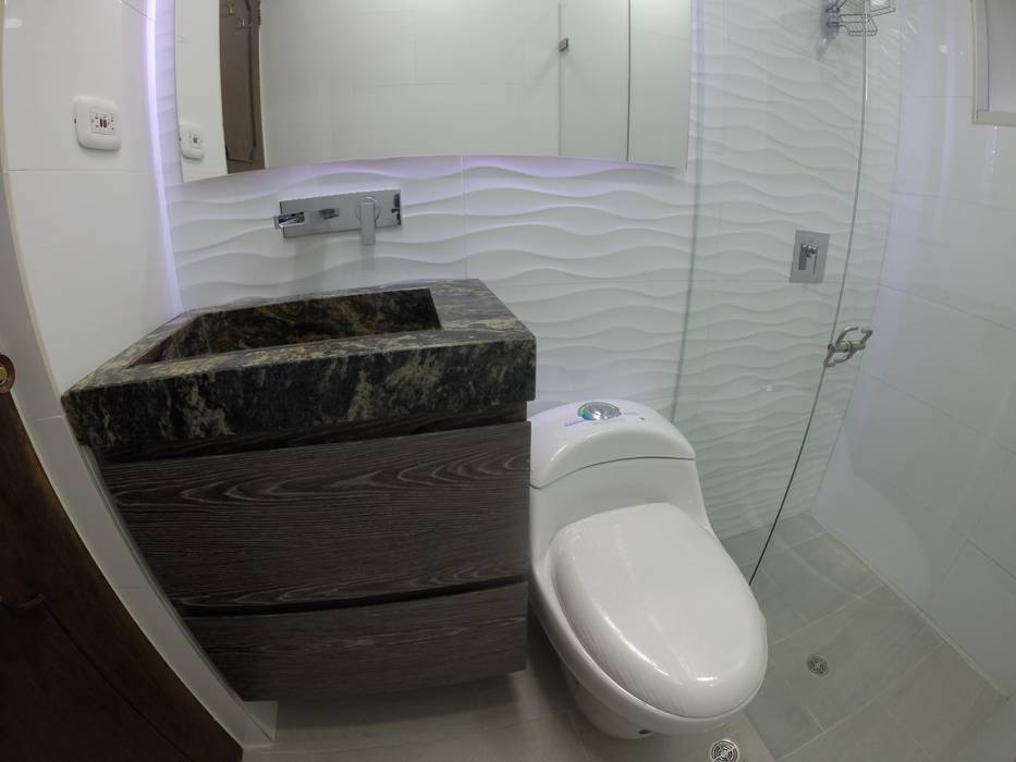 Mueble de baño 2 MODE ARQUITECTOS SAS Baños de estilo moderno
