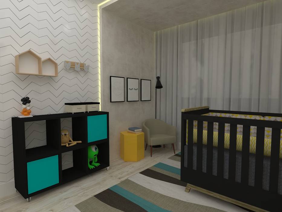 Dormitório de Bebê Manu Dias Interiores Quartos de bebê