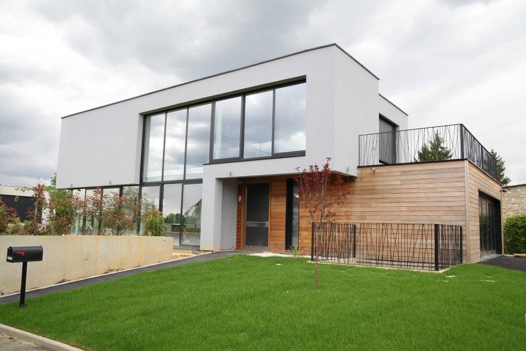 RUSTICASA | Villa Carré | Bussy-Saint-Georges, RUSTICASA RUSTICASA Wooden houses Wood Wood effect