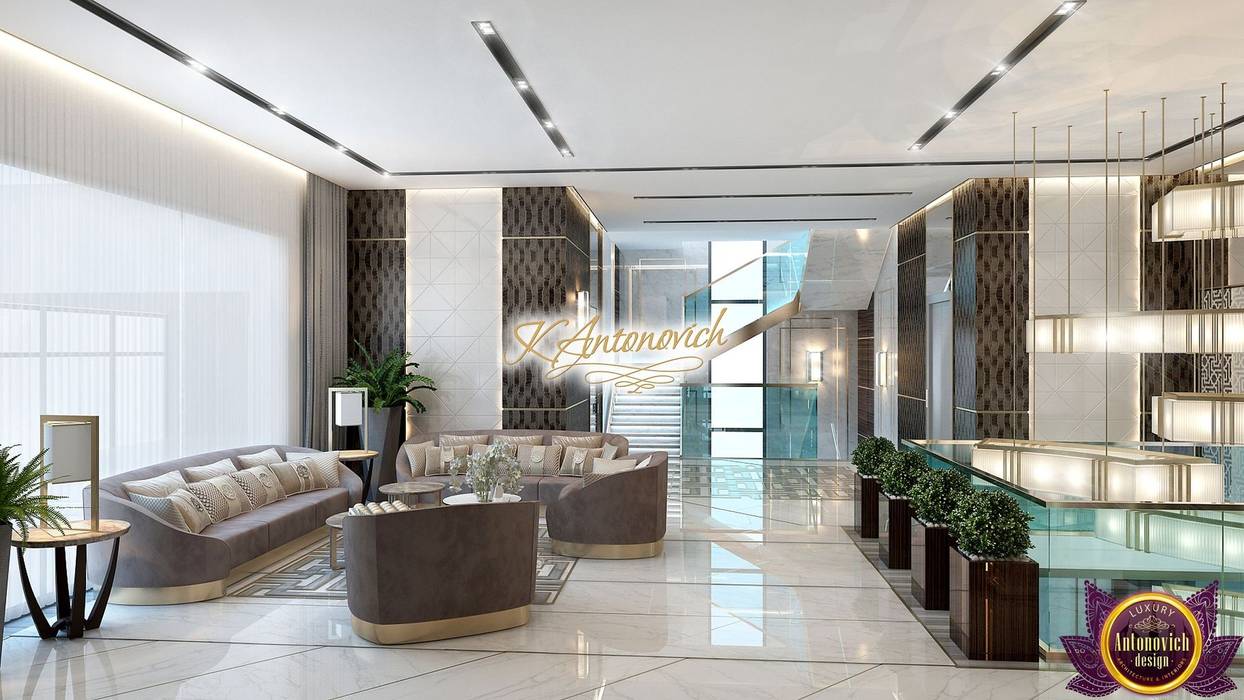 ​Perfect interior designs from Katrina Antonovich, Luxury Antonovich Design Luxury Antonovich Design Ruang Keluarga Modern