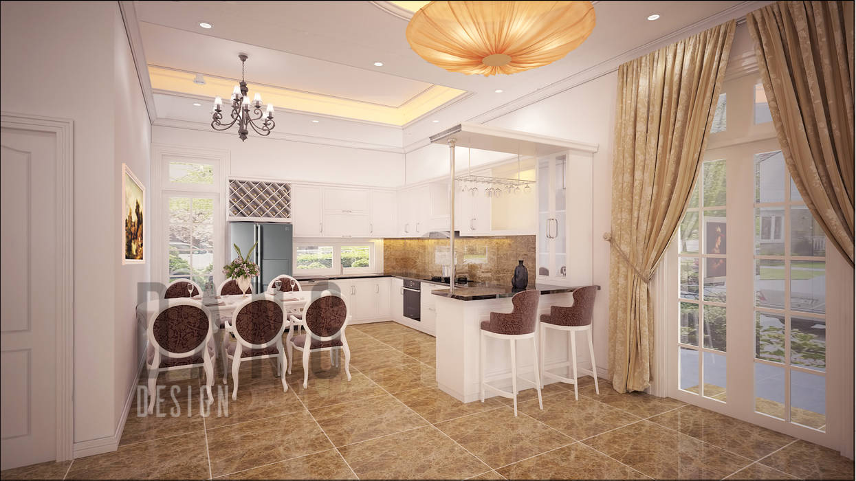 BIỆT THỰ HUẾ, DCOR DCOR Asian style dining room