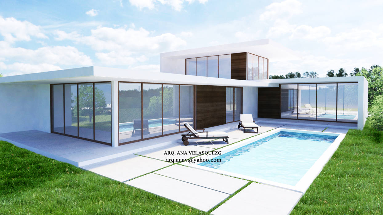 CASA DE 500 M2, ESCENA VIRTUAL 3D ARQUITECTURA ESCENA VIRTUAL 3D ARQUITECTURA Country house