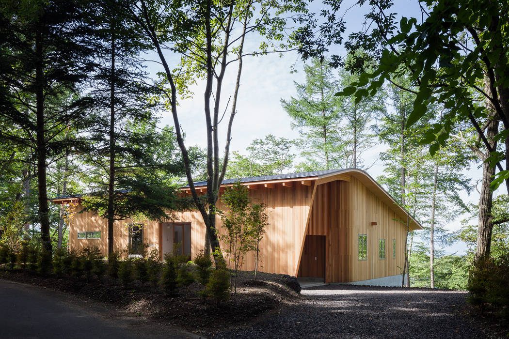 ROUNDSCAPE, 内海聡建築設計事務所 内海聡建築設計事務所 Casas rurales