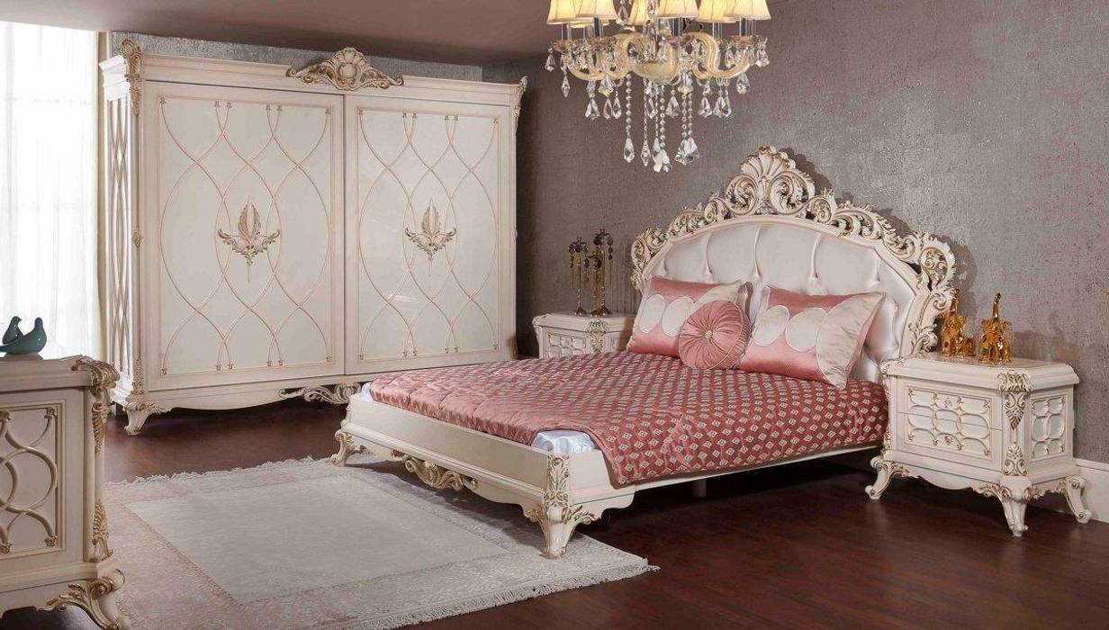 homify Kamar Tidur Klasik Kayu Wood effect Beds & headboards