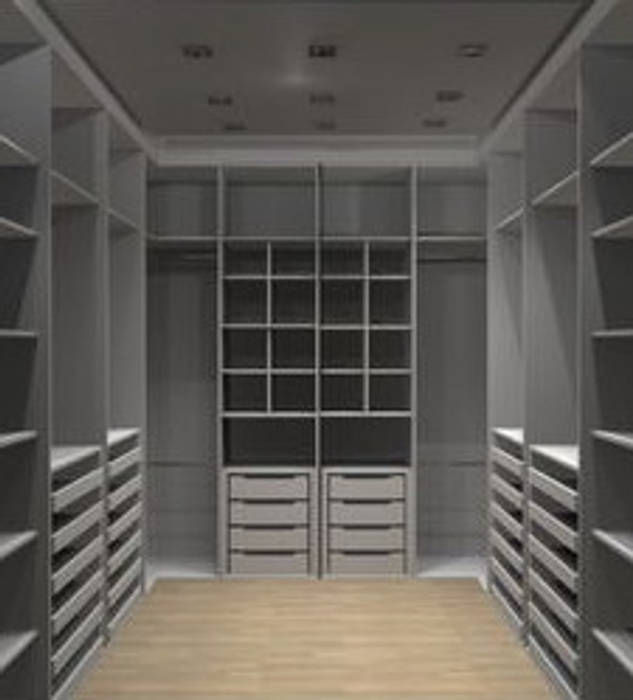 Walk in cupboard nozipho construction modern style bedroom homify