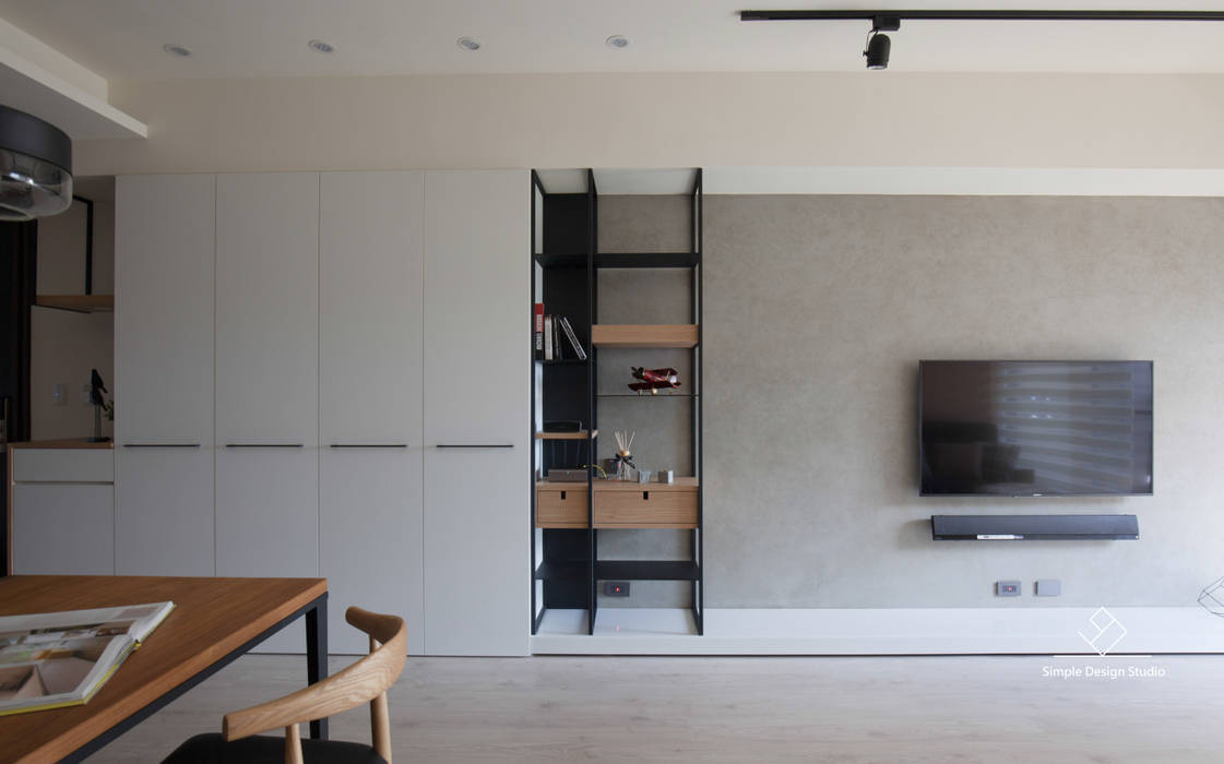 客廳 極簡室內設計 Simple Design Studio Minimalist living room