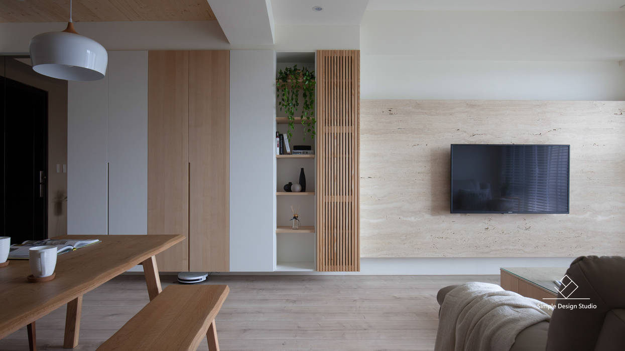 客廳 極簡室內設計 Simple Design Studio Asian style living room