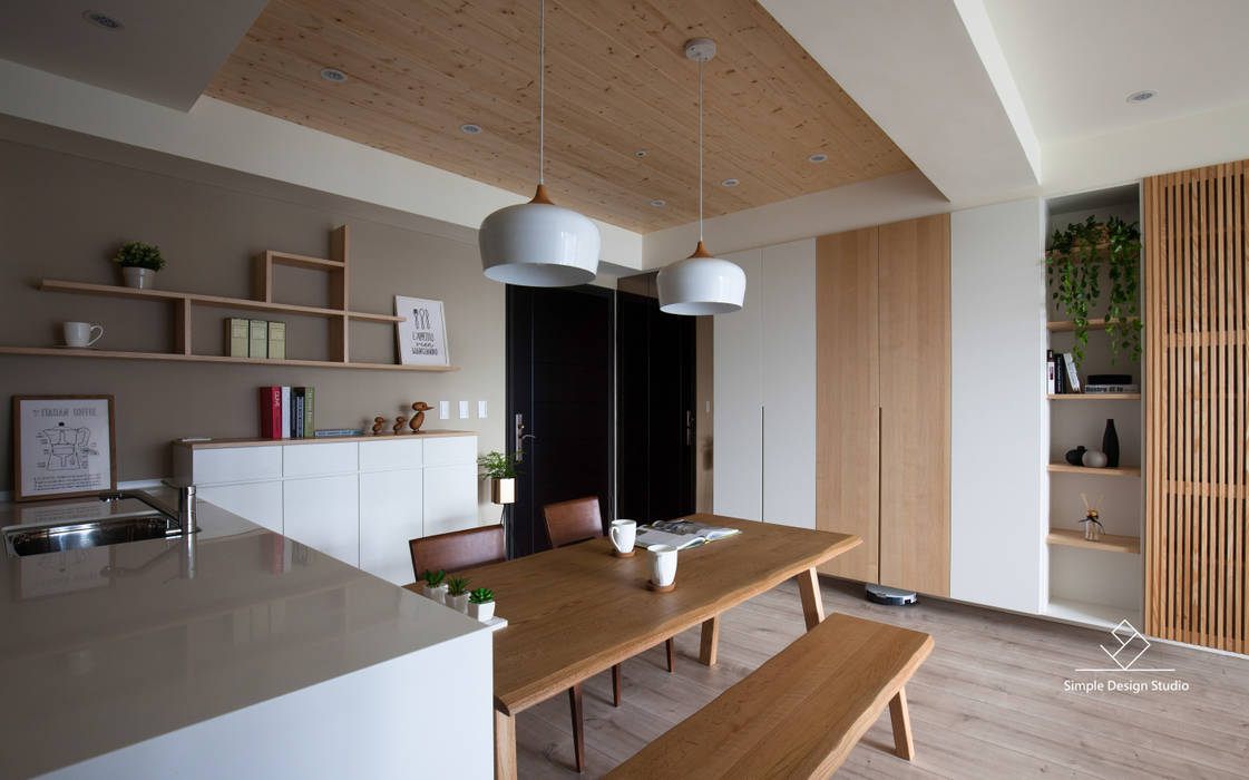 餐廳 極簡室內設計 Simple Design Studio Dining room