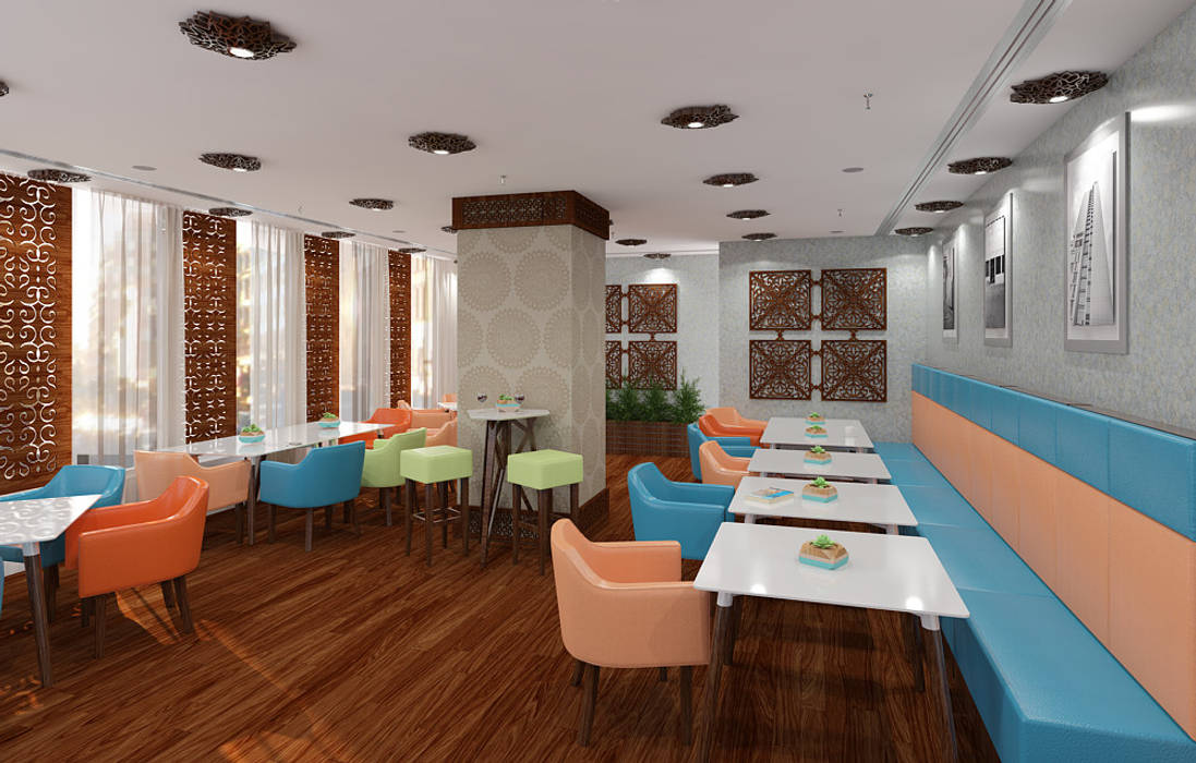 Hotel Cafe and Restaurant, Ravenor's Design Solutions Ravenor's Design Solutions Commercial spaces Khách sạn