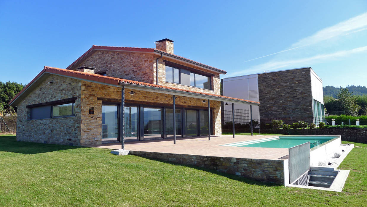 Vivienda en San Martiño do Porto, AD+ arquitectura AD+ arquitectura Single family home