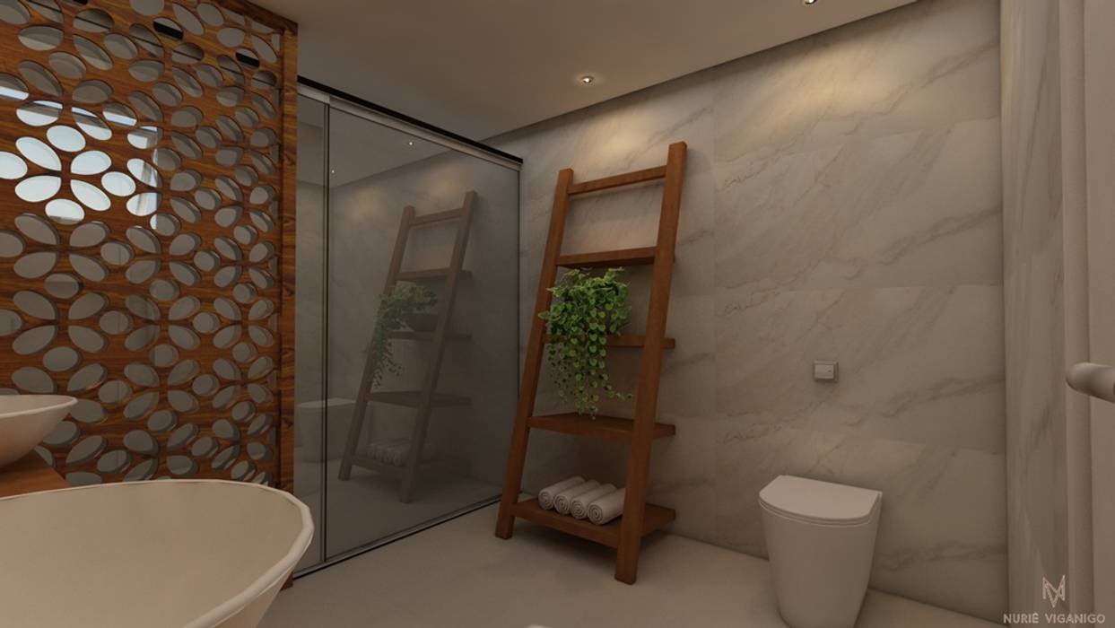 Banheiro suite, Nuriê Viganigo Nuriê Viganigo حمام