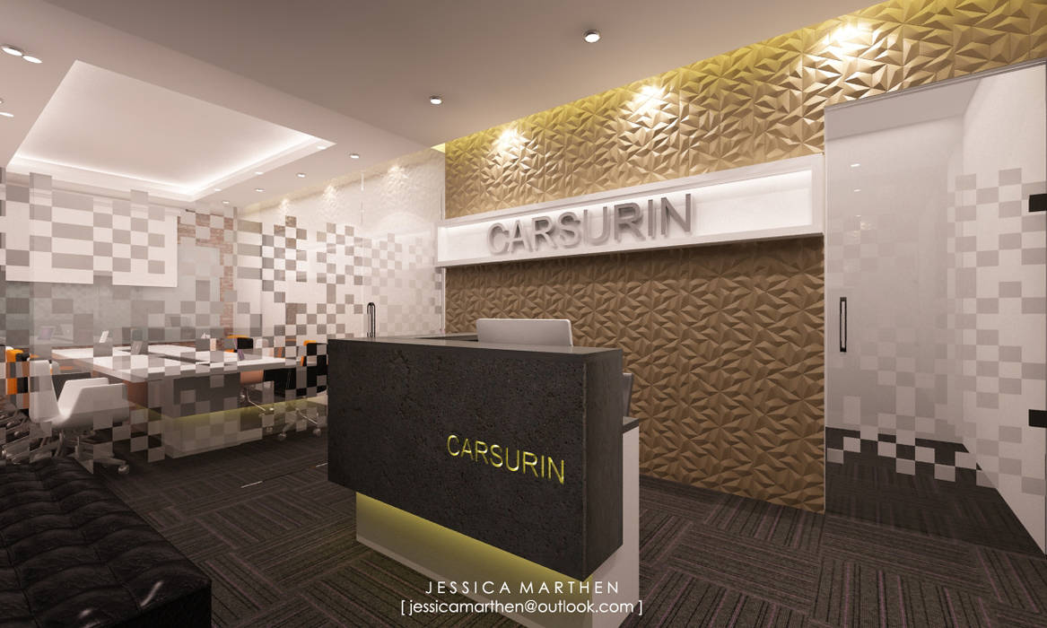 CARSURIN PT (Design Propose), JESSICA DESIGN STUDIO JESSICA DESIGN STUDIO Koridor & Tangga Gaya Industrial