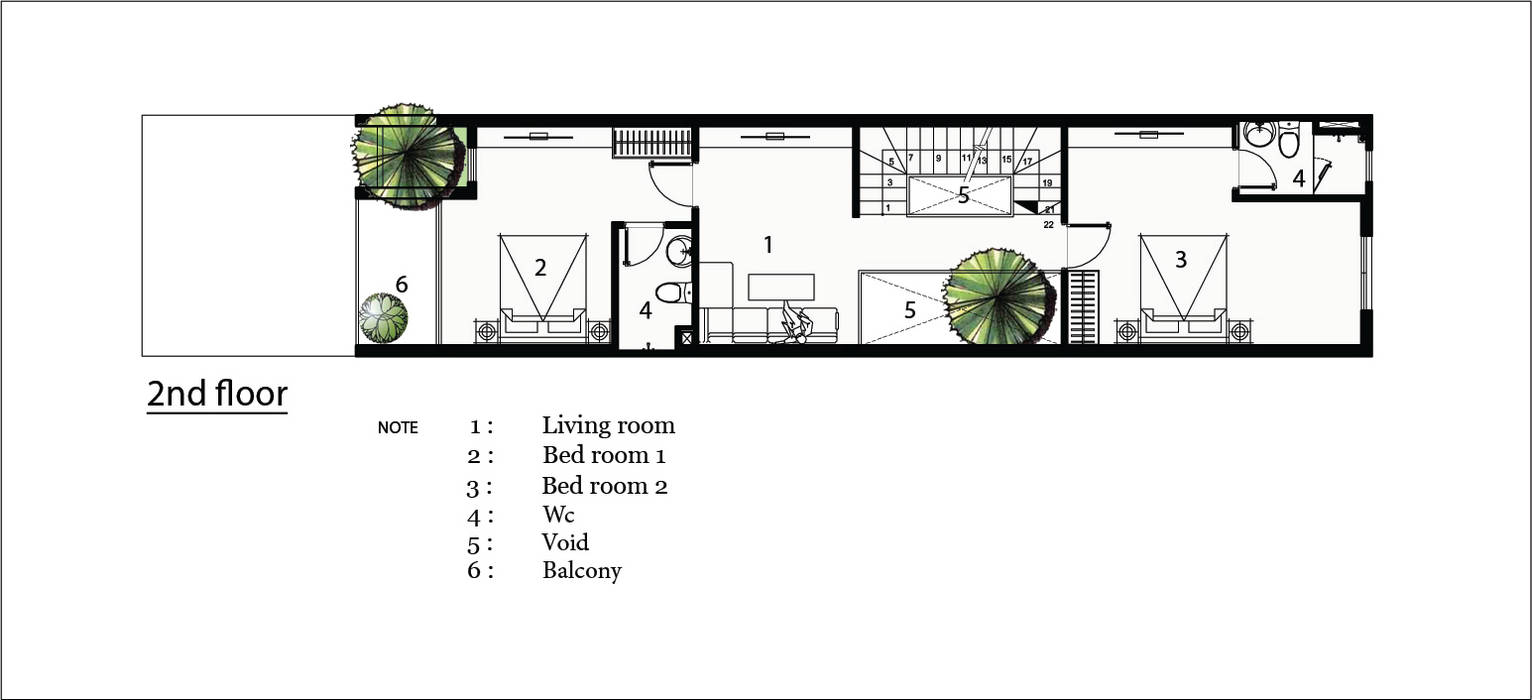 L house AE STUDIO DESIGN Nhà gia đình