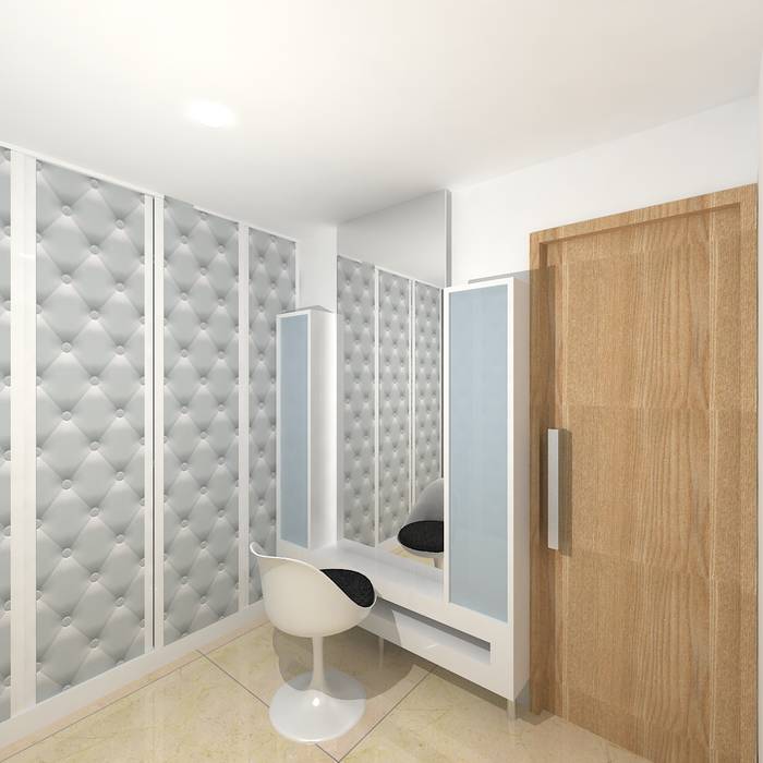 Prashant Residence, Gurooji Designs Gurooji Designs Modern Dressing Room