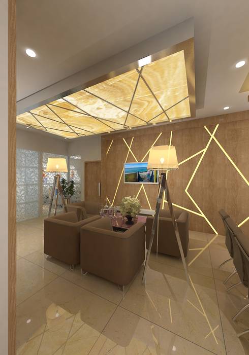 Prashant Residence, Gurooji Designs Gurooji Designs Modern living room
