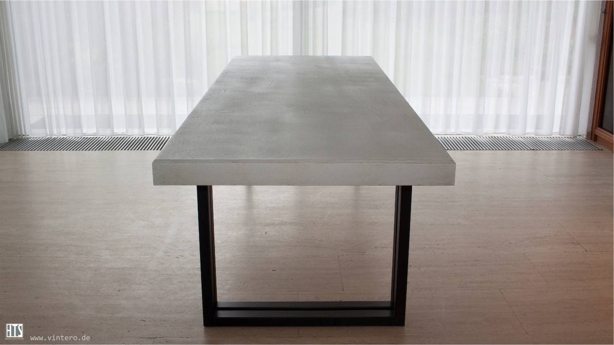 VINTERO Betondesign / Rostdesign, HTS-Germany HTS-Germany Industrial style dining room Concrete Tables