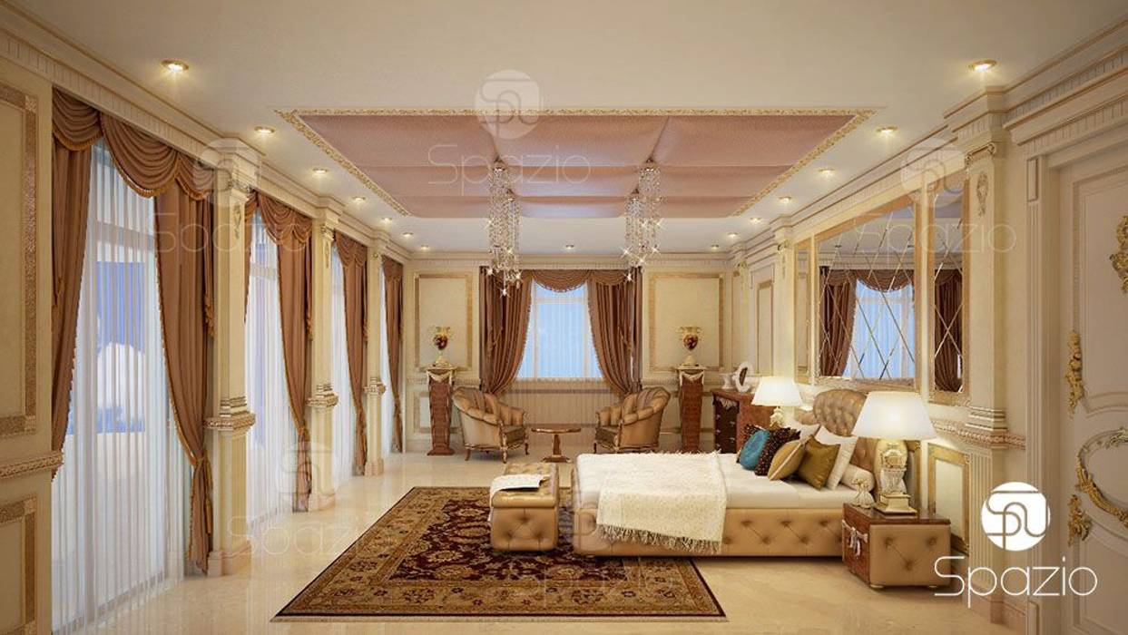 Luxury Classic Master Bedroom Interior Design And Decor In Dubai