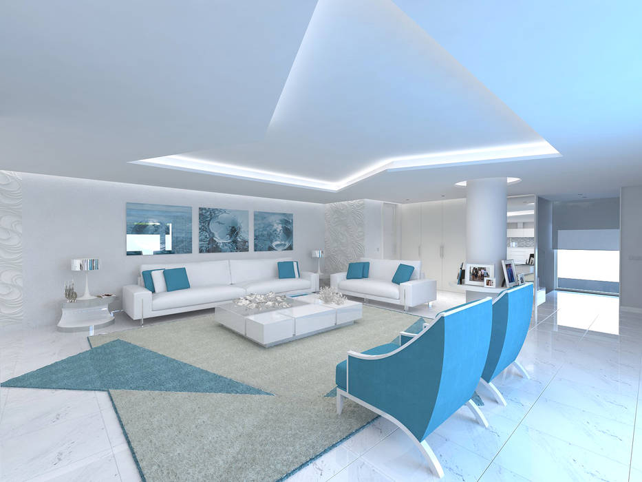 Projeto Luanda, Enzo Rossi, Home Design Enzo Rossi, Home Design Living room