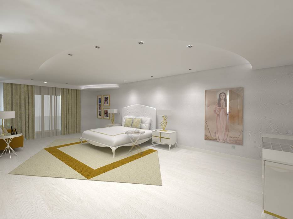 Projeto Luanda, Enzo Rossi, Home Design Enzo Rossi, Home Design Minimalist bedroom