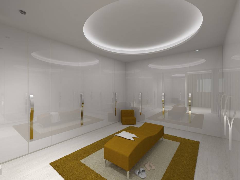 Projeto Luanda, Enzo Rossi, Home Design Enzo Rossi, Home Design Minimalist dressing room