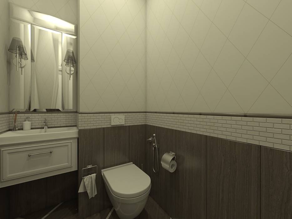 Дом 19, AM Design AM Design ห้องน้ำ