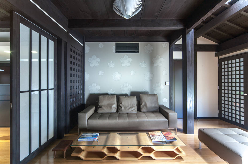 古民家再生ネットワーク Living Room Homify 古民家再生ネットワーク Living Room Homify
