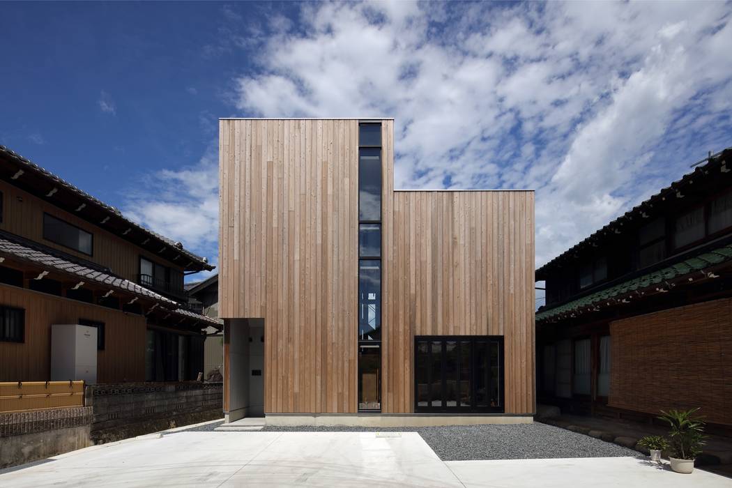 れんそうの離れ, 半谷彰英建築設計事務所/Akihide Hanya Architect & Associates 半谷彰英建築設計事務所/Akihide Hanya Architect & Associates Wooden houses Wood Wood effect