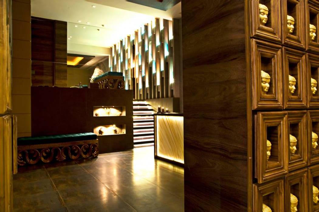 Fourth Axis Designs Espacios Comerciales De Estilo Rustico Homify Mudraa spa is the new age wellness haven, where the ancient principles of mudras are blended together by offering various therapies for the unison of mind, body and spirit. homify