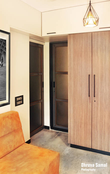 Residence at Vile Parle (E) - 02, Dhruva Samal & Associates Dhruva Samal & Associates Спальня в стиле модерн