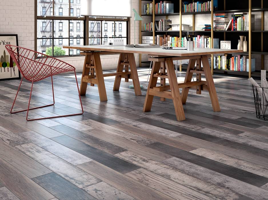 Fliesen Saal Holzoptikfliesen in deinem zuhause moderne wohnzimmer von