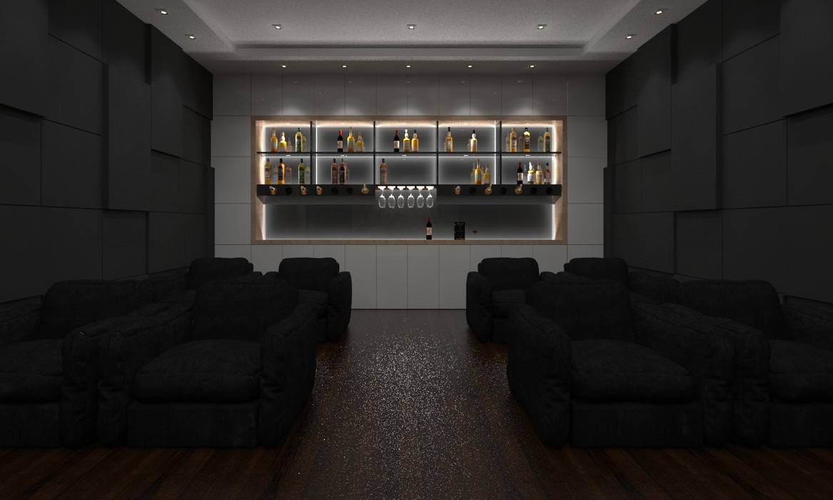 Home Theater Ravi Prakash Architect Electronics Engineered Wood Transparent