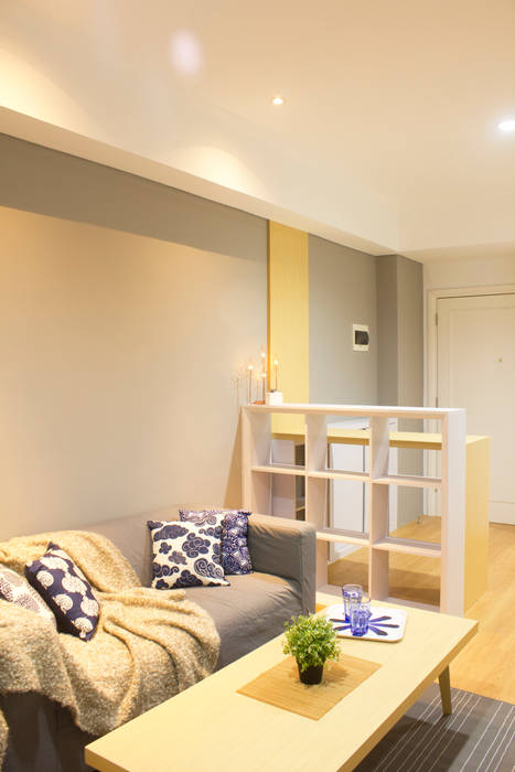 RSA Apartment Unit, TIES Design & Build TIES Design & Build Scandinavian style living room