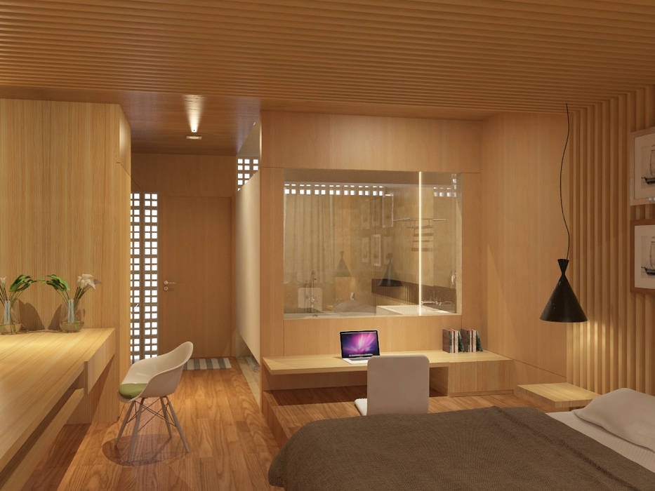 Suite Room TIES Design & Build Ruang Komersial Hotels