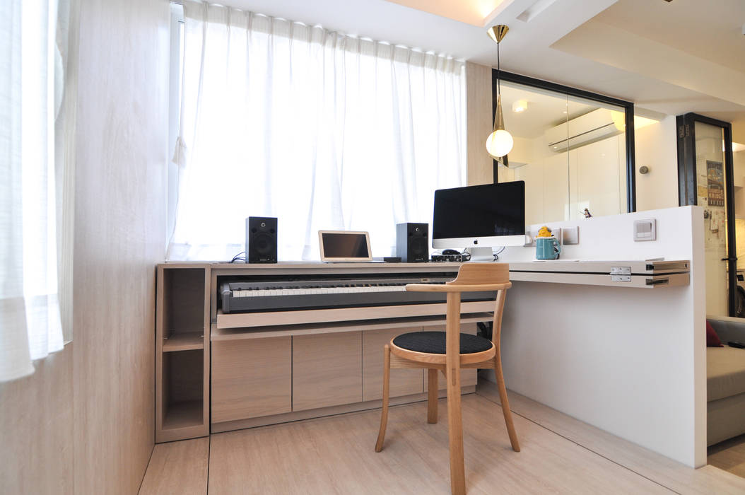 homify Ruang Studi/Kantor Minimalis