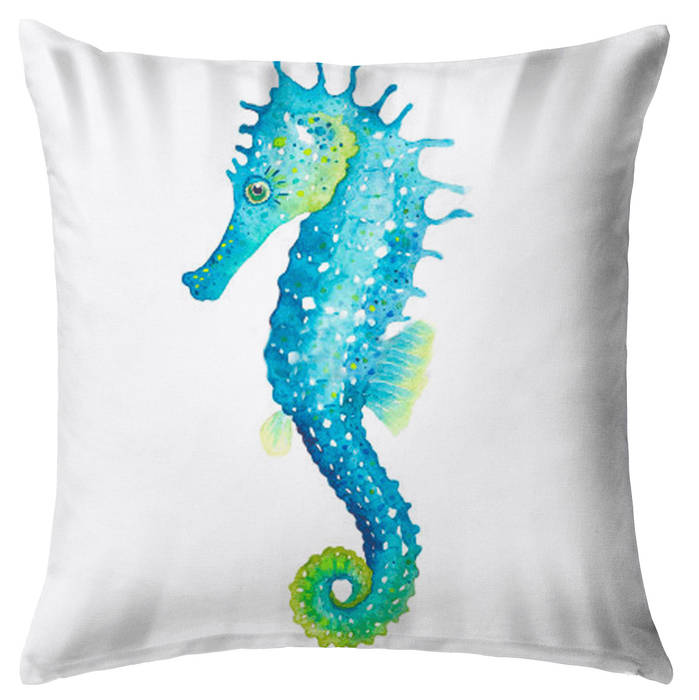 Little Seahorse Tres Mares Habitaciones de estilo tropical Textil Ámbar/Dorado cojines,cojin,caballito de mar,pillows,homedecor,decoracion,decoration,Accesorios y decoración