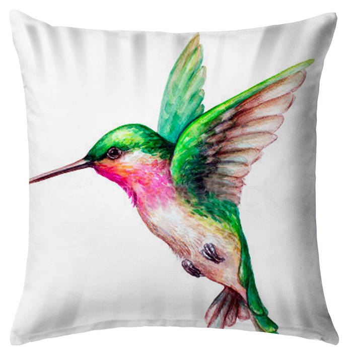 Magic Hummingbird Tres Mares Cuartos de estilo tropical Textil Ámbar/Dorado Accesorios y decoración