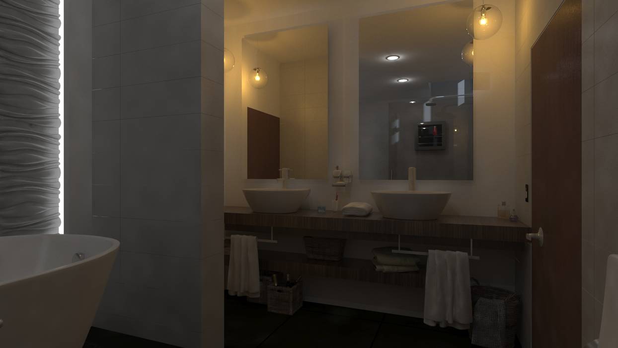 Baño/lavabo baños modernos de v arquitectura moderno | homify