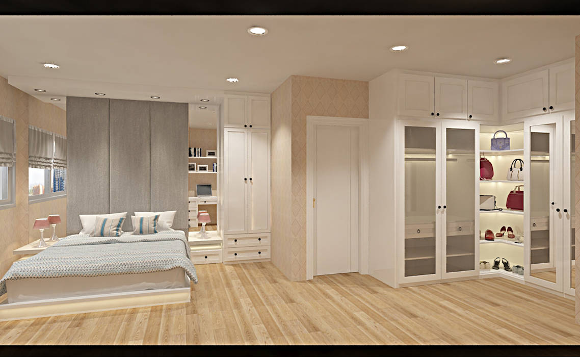 bedroom + wardrobe DARI Kamar Tidur Klasik Beds & headboards