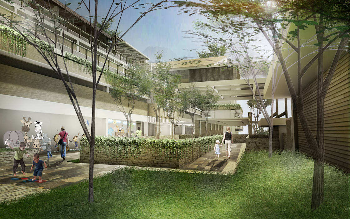 Children’s home: Health and Education Center for Children with Autism and Down-syndrome, Sanny Yuwono Sanny Yuwono Commercial spaces Trường học