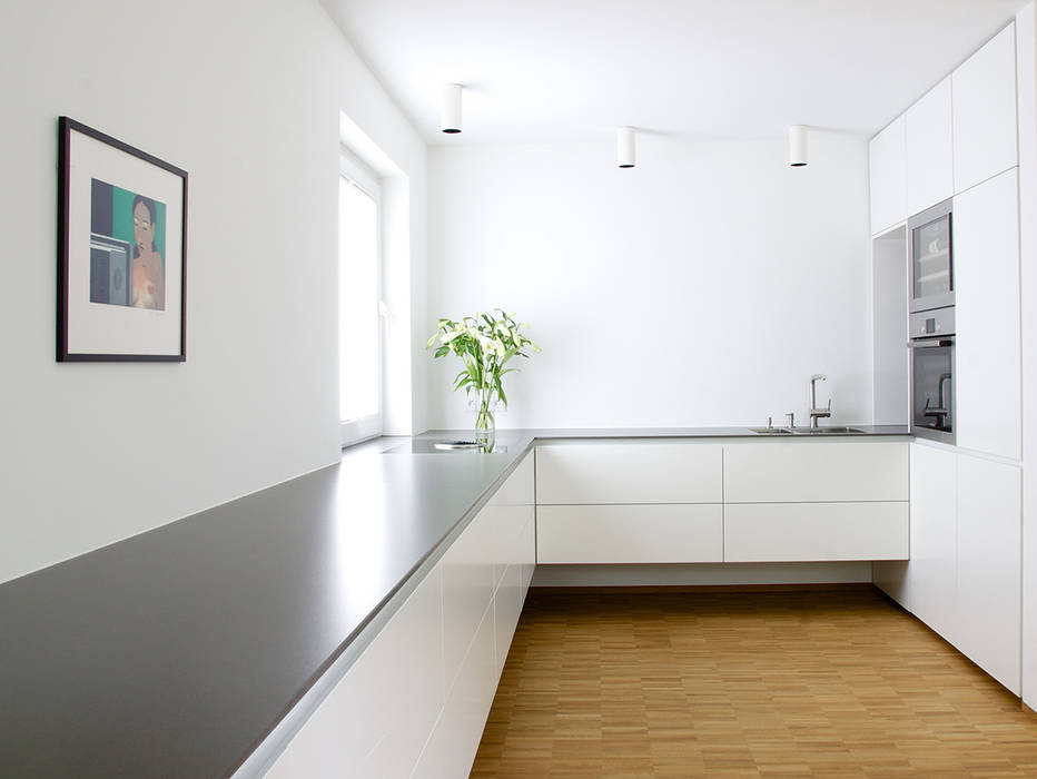 Wohnung F, pauly + fichter planungsgesellschaft mbH pauly + fichter planungsgesellschaft mbH Cocinas minimalistas