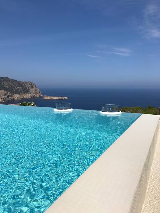 Private residence in Ibiza, Spain , GlammFire GlammFire Basen bez krawędzi